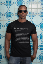 Load image into Gallery viewer, Juneteenth definition Short-Sleeve Unisex T-Shirt