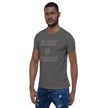 Load image into Gallery viewer, Short-Sleeve Black is Perfect Unisex T-Shirt