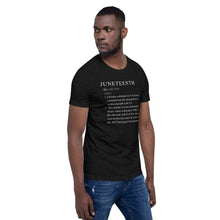 Load image into Gallery viewer, Juneteenth definition Short-Sleeve Unisex T-Shirt
