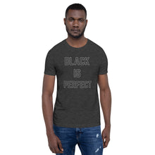 Load image into Gallery viewer, Short-Sleeve Black is Perfect Unisex T-Shirt