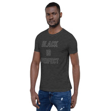 Load image into Gallery viewer, Short-Sleeve Black is Perfect Unisex T-Shirt