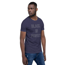 Load image into Gallery viewer, Short-Sleeve Black is Perfect Unisex T-Shirt