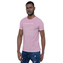 Load image into Gallery viewer, Juneteenth definition Short-Sleeve Unisex T-Shirt