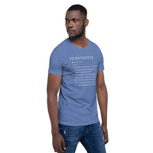 Load image into Gallery viewer, Juneteenth definition Short-Sleeve Unisex T-Shirt