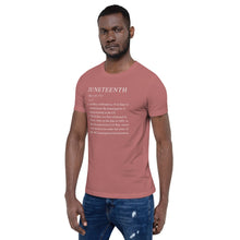 Load image into Gallery viewer, Juneteenth definition Short-Sleeve Unisex T-Shirt