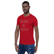 Load image into Gallery viewer, Short-Sleeve Black is Perfect Unisex T-Shirt
