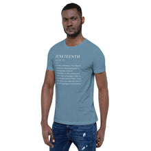Load image into Gallery viewer, Juneteenth definition Short-Sleeve Unisex T-Shirt